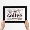 Bild 30x20 MDF-Rahmen, Wandkunst Kaffee Produktbild-Vorschau 3