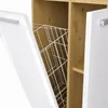 Szafka Łazienkowa NEL 1K DK Regał Słupek z Koszem Na Pranie Podgląd zdjęcia produktu 9