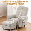 COMHOMA Fauteuil de relaxation Fauteuil TV avec dossier Voir les images du produit 3