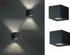 LED Außenwandleuchten UP and DOWN Light Schwarz eckig Produktbild-Vorschau 1