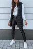 ASKSA Femme Gilet matelassé long sans manches avec capuche Voir les images du produit 4