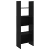 A black bookshelf against a white background. Náhled obrázku produktu