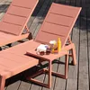 Table d'appoint BARBADOS en aluminium terracotta Voir les images du produit 3
