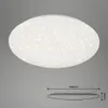 LED Deckenleuchte mit Sternendekor Deckenlampe 24W Ø 49cm Produktbild-Vorschau 4