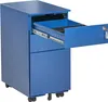 BELIANI Szafka biurowa niebieska metalowa 50 x 30 x 59 cm 3 Podgląd zdjęcia produktu 5
