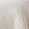HOMESCAPES Cremeweiße Tagesdecke mit Diamant-Muster, 230 x Produktbild-Vorschau 3