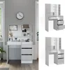 Coiffeuse Vicco Sherry Blanc 80cm avec miroir, Model 41295 Voir les images du produit 2