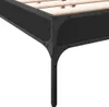 Czarna rama łóżka 120x190 cm z materiału drewnopochodnego i Podgląd zdjęcia produktu 6