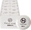Hygostar 556218 Barre di sapone rotonde bianche plissettate Anteprima dell’immagine prodotto 1