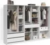 Kleiderschrank Livinity Trento Weiß 3er Set, Model 58975 Produktbild-Vorschau 1