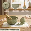 VONATES Matcha Set 9-teilig, Matcha-Besen Set mit Keramik Produktbild-Vorschau 4