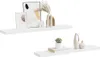 vidaXL Schweberegale 2 Stk. Weiß 120x23,5x3,8 cm MDF Produktbild-Vorschau 5