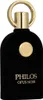 A black perfume bottle with gold accents and text. Voir les images du produit