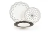 Excelsa Set de vaisselle 18 pièces Alice Porcelaine Blanc Voir les images du produit 3