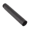 A black shower extension pipe with threaded ends, shown against a white background. Anteprima dell’immagine prodotto
