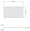 DEOS Grillrost aus Edelstahl 60 × 33 cm Produktbild-Vorschau 5