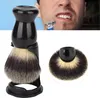 Support de blaireau en acrylique noir, support pour brosses Voir les images du produit 8