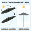 Alu Sonnenschirm Ø270cm Gartenschirm Terrassenschirm Produktbild-Vorschau 9