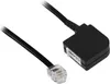 Wentronic RJ-11/TAE F Adapter, RJ-11 M, TAE F FM, Produktbild-Vorschau 1