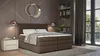 Boxspringová postel 180x200 LUMIRA 2 - hnědá + topper Náhled obrázku produktu 1