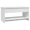 vidaXL Stolik kawowy biały wysoki połysk 102x50x52,5 cm Podgląd zdjęcia produktu 4