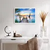 Poster - Poster ohne Rahmen - Brücke See - 70x50 cm - Wand Produktbild-Vorschau 5