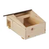 Relaxdays Igelhaus, Holz, Igelhotel mit Boden, 2 Kammern, Produktbild-Vorschau 7