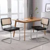 MODFU Esszimmerstühle-set Küchenstuhl mit 2-Rattan Produktbild-Vorschau 2