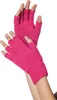 Fingerlose Strickhandschuhe pink Produktbild-Vorschau 2
