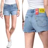 LEVI'S Dámské, Šortky 501 SHORT, Regular fit, W26, Modrá, Náhled obrázku produktu 1