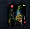 Stavebnica Mould King 10024 Vták z raja, kvetinová svorka, Náhľad obrázku produktu 5