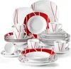 service de table 30 pièces, service combiné en porcelaine, Voir les images du produit 1
