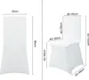 XINZI Univerzální kryty židlí Stretch White Chair Covers Náhled obrázku produktu 2