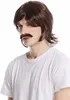 WIG ME UP Perücke Bart braun 70er Jahre 91105-ZA4 Produktbild-Vorschau 3