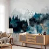 Vlies Fototapete - Painted Mountains 150x105 cm Produktbild-Vorschau 1
