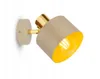 LUXOLAR - LED nástěnné svítidlo béžové/zlaté E27 60W - Náhled obrázku produktu 3
