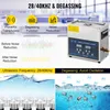 A collage showcasing an ultrasonic cleaner, its features, and usage scenarios. Anteprima dell’immagine prodotto