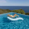 Luftmatratze Wasser PVC Blau Produktbild-Vorschau 2