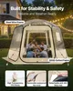 VEVOR Pop-up-Bubble-Zelt, 336x305x220 cm, transparentes Produktbild-Vorschau 3