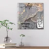DEQORI Magnettafel Glas 50x50 cm 'Elegantes Marmormuster' Produktbild-Vorschau 4