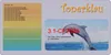 A product image with text and a graphic of a dolphin jumping out of the water. Anteprima dell’immagine prodotto