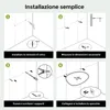 S'AFIELINA specchio da parete asimmetrico 85×50 cm senza Anteprima dell’immagine prodotto 10