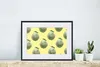 MuchoWow® Gerahmtes Poster Äpfel - Grün - Muster 40x30 cm - Produktbild-Vorschau 6