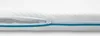 A close-up view of the zipper and edge of a white baby pillow with a blue trim. Anteprima dell’immagine prodotto