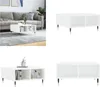 vidaXL Couchtisch Weiß 60x60x30 cm Holzwerkstoff - Produktbild-Vorschau 1
