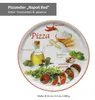 set de 4 assiettes à pizza Napoli Red Ø 32 cm Plat de Voir les images du produit 3