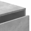 Cassettiera Angolo Grigio Cemento 80x41x58cm Legno Anteprima dell’immagine prodotto 9