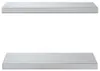 vidaXL Nástěnné police 2 ks 50x23,5 cm stříbrná nerezová Náhled obrázku produktu 4