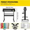 SucceBuy 34" Découpeuse/traceuse de vinyle, machine à Voir les images du produit 7