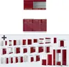 Cucina completa Vicco R-Line Rosso lucido 140 cm , PL Anteprima dell’immagine prodotto 8